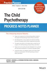 Book cover: The Child Psychotherapy Progress Notes Planner, by Arthur E. Jongsma (preview)
