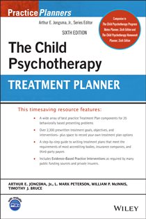 Book cover: The Child Psychotherapy Treatment Planner, by Arthur E. Jongsma (preview)