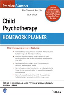 Book cover: Child Psychotherapy Homework Planner, edited by Arthur E. Jongsma (preview)