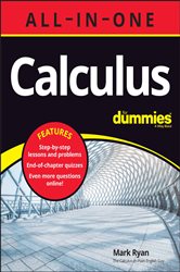 Book cover: Calculus All-in-One For Dummies (+ Chapter Quizzes Online), by Mark Ryan (preview)