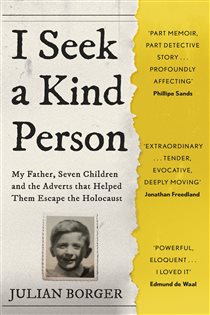 Book cover: I Seek a Kind Person, by Julian Borger (preview)