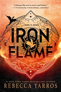Book cover: Iron Flame (Book 2 of The Empyrean) by Rebecca Yarros (preview)