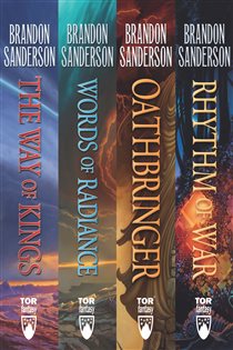 Book cover: The Stormlight Archive, Books 1-4, by Brandon Sanderson (preview)