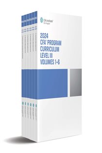 Book cover: 2024 CFA Program Curriculum Level III Box Set, by CFA Institute (preview)