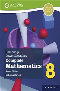 Book cover: Cambridge Lower Secondary Complete Mathematics 8: Student Book (Second Edition), by Deborah Barton (preview)