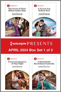 Book cover: Harlequin Presents April 2024 - Box Set 1 of 2, by Dani Collins (preview)