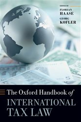 Book cover: The Oxford Handbook of International Tax Law, edited by Florian Haase (preview)