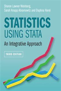 Book cover: Statistics Using Stata, by Sharon Lawner Weinberg (preview)