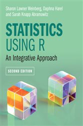 Book cover: Statistics Using R, by Sharon Lawner Weinberg (preview)