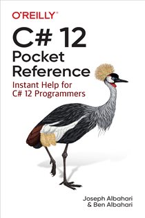 Book cover: C# 12 Pocket Reference, by Joseph Albahari (preview)