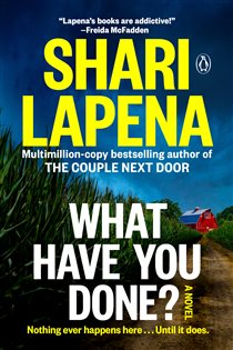 Book cover: What Have You Done?, by Shari Lapena (preview)