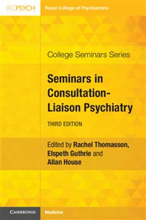 Book cover: Seminars in Consultation-Liaison Psychiatry, edited by Rachel Thomasson (preview)
