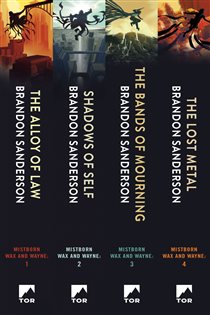 Book cover: Mistborn: The Wax & Wayne Series, by Brandon Sanderson (preview)