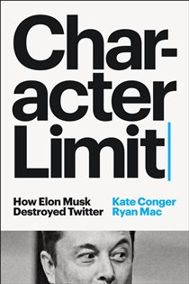 Book cover: Character Limit, by Kate Conger (preview)