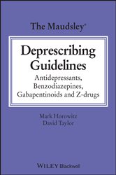 Book cover: The Maudsley Deprescribing Guidelines, by Mark Horowitz (preview)