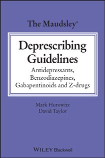 Book cover: The Maudsley Deprescribing Guidelines, by Mark Horowitz (preview)