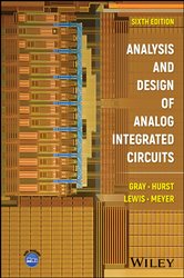 Book cover: Analysis and Design of Analog Integrated Circuits, by Paul R. Gray (preview)
