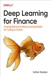 Book cover: Deep Learning for Finance, by Sofien Kaabar (preview)