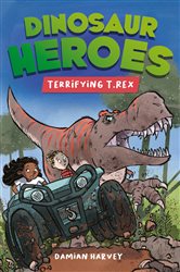 Book cover: Terrifying T. Rex, by Damian Harvey (preview)