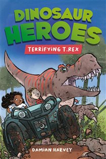 Book cover: Terrifying T. Rex, by Damian Harvey (preview)