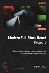 Book cover: Modern Full-Stack React Projects, by Daniel Bugl (preview)