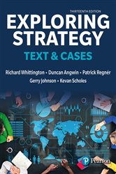 Book cover: Exploring Strategy, Text & Cases, by Richard Whittington (preview)
