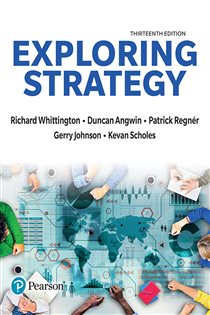 Book cover: Exploring Strategy, by Richard Whittington (preview)