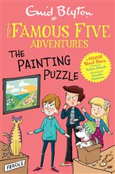 Book cover: Famous Five Colour Short Stories: The Painting Puzzle (Book 17 of Famous Five: Short Stories) by Enid Blyton (preview)