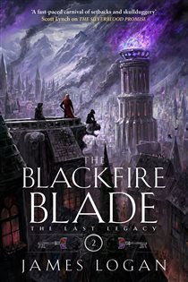 Book cover: The Blackfire Blade, by James Logan (preview)