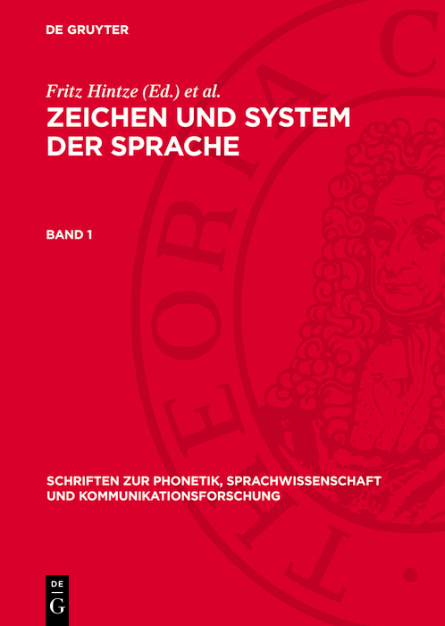 Zeichen und System der Sprache. Band 1 by Fritz Hintze (ebook)