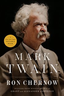 Book cover: Mark Twain, by Ron Chernow (preview)