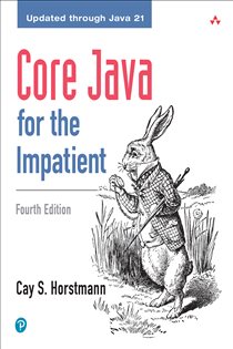 Book cover: Core Java for the Impatient, by Cay S. Horstmann (preview)