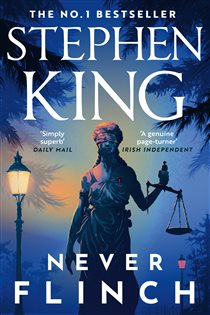 Book cover: Never Flinch, by Stephen King (preview)