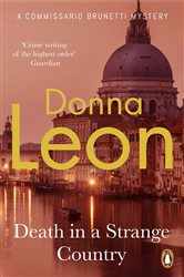 Book cover: Death in a Strange Country, by Donna Leon (preview)
