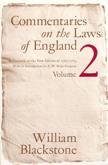 Commentaries on the Laws of England, Volume 2 - 50-99.99