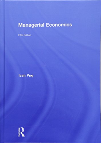 Managerial Economics (5th Ed.) By Ivan Png (ebook)