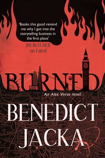 Book cover: Burned (Book 7 of Alex Verus) by Benedict Jacka (preview)