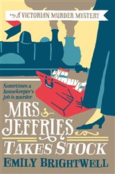 Book cover: Mrs Jeffries Takes Stock, by Emily Brightwell (preview)