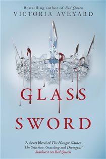 Book cover: Glass Sword, by Victoria Aveyard (preview)