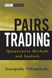 Book cover: Pairs Trading, by Ganapathy Vidyamurthy (preview)