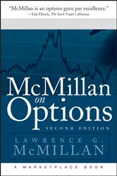 Book cover: McMillan on Options, by Lawrence G. McMillan (preview)