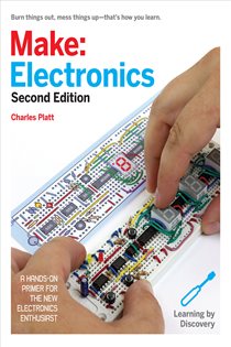 Book cover: Make: Electronics, by Charles Platt (preview)
