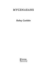 Book cover: The Mycenaeans, by Rodney Castleden (preview)