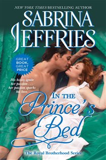 Book cover: In the Prince's Bed (Book 1 of The Royal Brotherhood) by Sabrina Jeffries (preview)