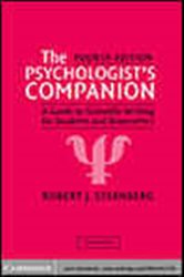 Book cover: The Psychologist's Companion, by Robert J. Sternberg (preview)