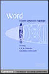 Book cover: Word, edited by R. M. W. Dixon (preview)