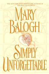 Book cover: Simply Unforgettable (Book 1 of Simply Quartet) by Mary Balogh (preview)