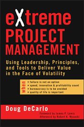 Book cover: eXtreme Project Management, by Douglas DeCarlo (preview)