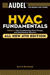 Book cover: Audel HVAC Fundamentals, Volume 3, by James E. Brumbaugh (preview)