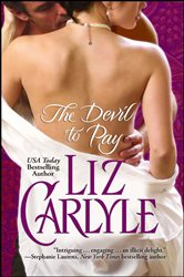 Book cover: The Devil to Pay, by Liz Carlyle (preview)
